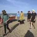 We head off from the beach, A Cambridge Reunion on the Beach, Dunwich, Suffolk - 23rd August 2023