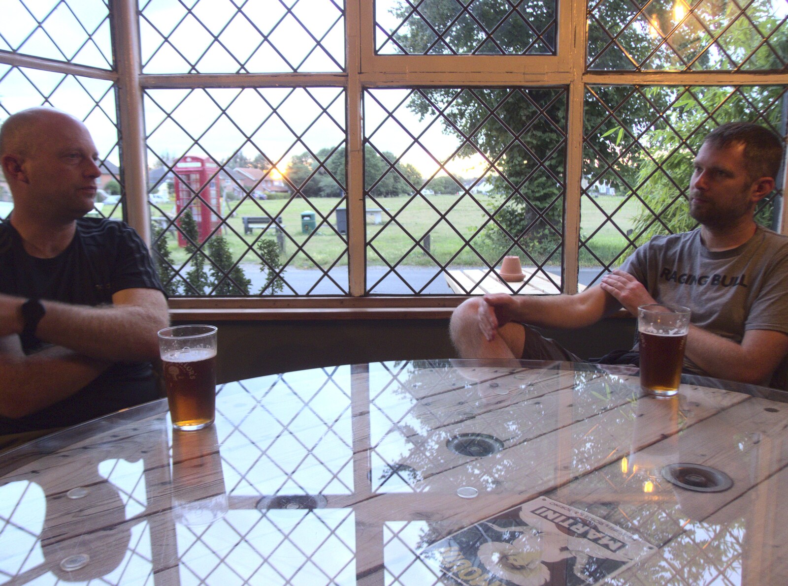 Paul and Phil discuss the issues of the day from The BSCC at the Cock Inn and a Flute Exam, Bedfield, Suffolk - 25th August 2023