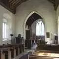 In the nave of St. Nicholas, Bedfield, The BSCC at the Cock Inn and a Flute Exam, Bedfield, Suffolk - 25th August 2023