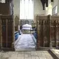 The church's Mediaeval rood screen, The BSCC at the Cock Inn and a Flute Exam, Bedfield, Suffolk - 25th August 2023