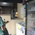 Harry checks out the fridge in the kebab shop, The BSCC at the Cock Inn and a Flute Exam, Bedfield, Suffolk - 25th August 2023