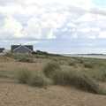 Wooden houses on the beach, Camping on the Edge at Snettisham Beach, Norfolk - 28th August 2023