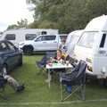 We hang out by the van at Diglea campsite, Camping on the Edge at Snettisham Beach, Norfolk - 28th August 2023