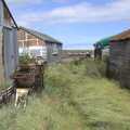 Semi-derelict sheds, Camping on the Edge at Snettisham Beach, Norfolk - 28th August 2023