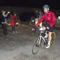 The second rider is happy to finish, The Dragonfly Ride at Star Wing Brewery, Redgrave, Suffolk - 2nd September 2023