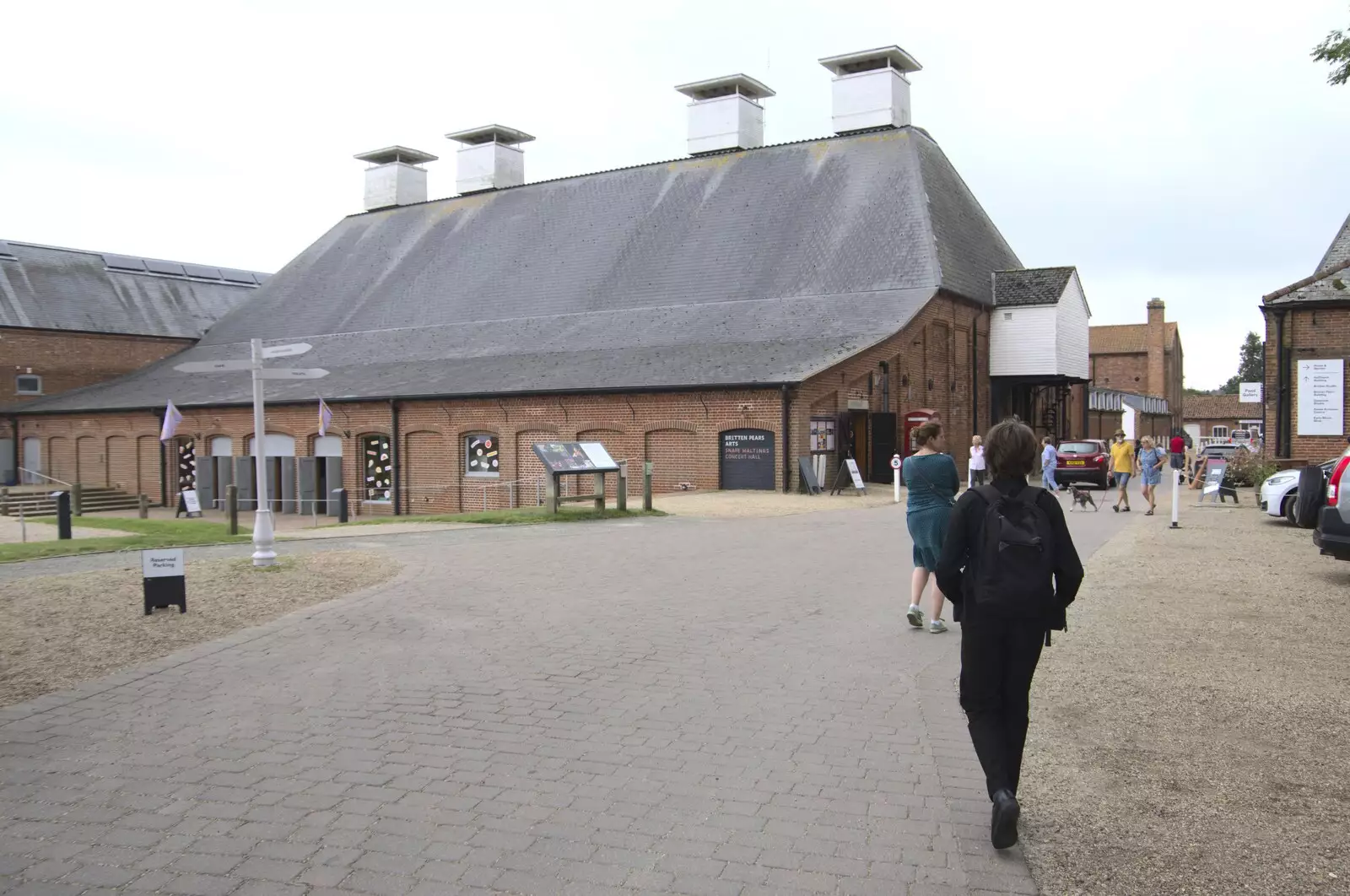 Fred heads off to his rehearsals, from Fred and the SYWO at Snape Maltings, Snape, Suffolk - 3rd September 2023