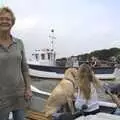 We're out on a boat trip on the river, Fred and the SYWO at Snape Maltings, Snape, Suffolk - 3rd September 2023