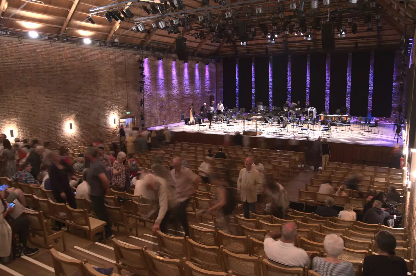 It's interval time, from Fred and the SYWO at Snape Maltings, Snape, Suffolk - 3rd September 2023