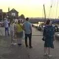 We watch the murmuration from across the river, Fred and the SYWO at Snape Maltings, Snape, Suffolk - 3rd September 2023