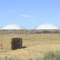 Some large anaerobic digesters near Bressingham, Isobel's Pantomime Workshop, Town Hall, Eye - 9th September 2023