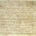 A copy of the charter of Eye, from 1119, Isobel's Pantomime Workshop, Town Hall, Eye - 9th September 2023