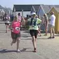 Celebration at the end of a 10 mile run, A Postcard From Felixstowe Ferry, Suffolk - 10th September 2023