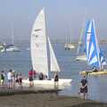 There's a bit of sailing activity on the river, A Postcard From Felixstowe Ferry, Suffolk - 10th September 2023