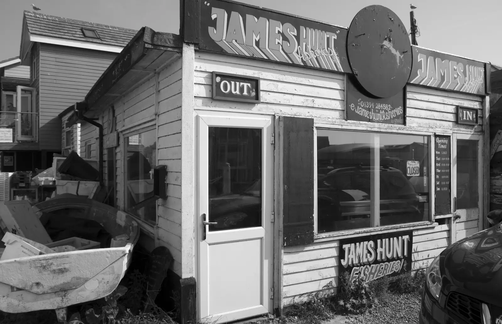 The former racing driver's fish shop, from A Postcard From Felixstowe Ferry, Suffolk - 10th September 2023