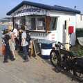 Isobel's in the queue for ice cream, A Postcard From Felixstowe Ferry, Suffolk - 10th September 2023