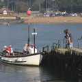 The Felixstowe ferry comes in from Bawdsey, A Postcard From Felixstowe Ferry, Suffolk - 10th September 2023