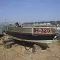 A metallic-looking fishing boat - the Black Pearl, A Postcard From Felixstowe Ferry, Suffolk - 10th September 2023