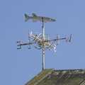A salmon weather vane, A Postcard From Felixstowe Ferry, Suffolk - 10th September 2023