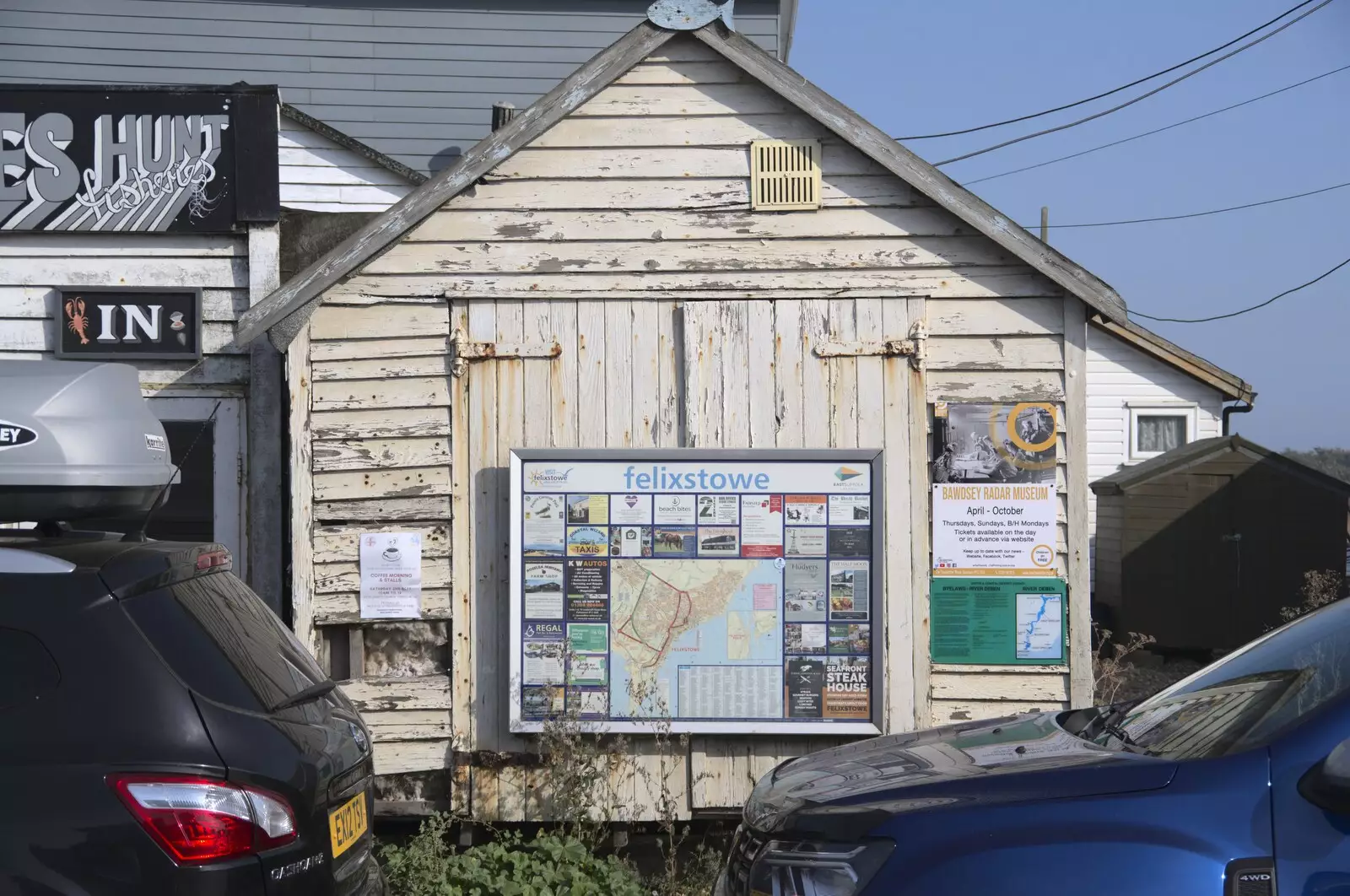 A well-worn shed, from A Postcard From Felixstowe Ferry, Suffolk - 10th September 2023