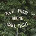 The R Prior Hall Farm sign in Brome, A Long Walk and a Long Ride, Hoxne and Kenninghall - 14th September 2023