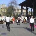 A Morris duo do their thing, A Brome Quiz and a Morris Dancing Festival, Norwich - 16th September 2023