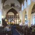 Another view of the nave of St. Mary's, Isobel's Second Pantomime Workshop, and the GSB at Yaxley, Suffolk - 17th September 2023