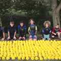 The Scouts gang before the ducks go in, The GSB at the Scouts' Duck Race, The Pennings, Eye - 23rd September 2023