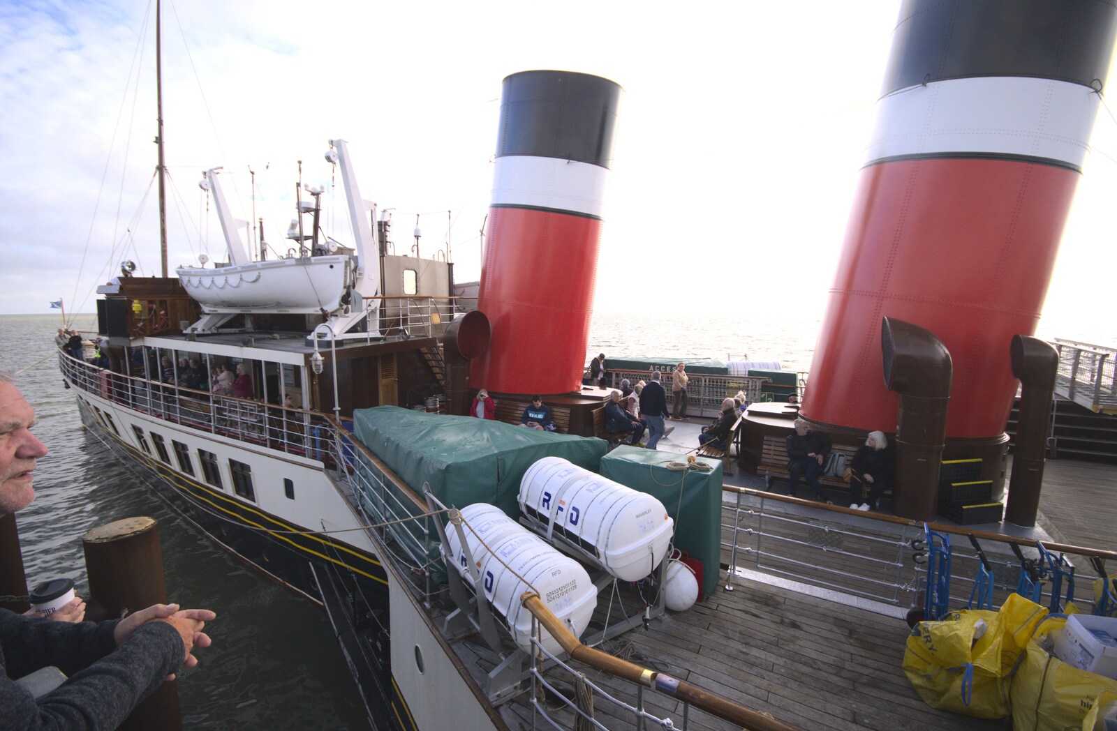 A view of the Waverley from The Waverley Paddle Steamer at Southwold Pier, Suffolk - 27th September 2023