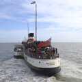 The Waverley heads off into the North Sea, The Waverley Paddle Steamer at Southwold Pier, Suffolk - 27th September 2023