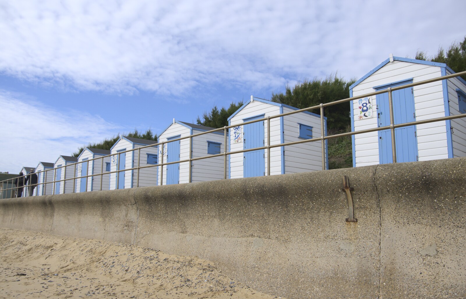 More Southwold beach huts from The Waverley Paddle Steamer at Southwold Pier, Suffolk - 27th September 2023
