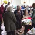 Sheila chats to a book buyer, The GSB at Sheila's Books and Band Event, Wickham Skeith, Suffolk - 30th October 2023