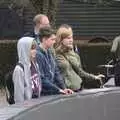 The gang look into the meerkat pen, Another Afternoon at the Zoo, Banham, Norfolk - 1st October 2023