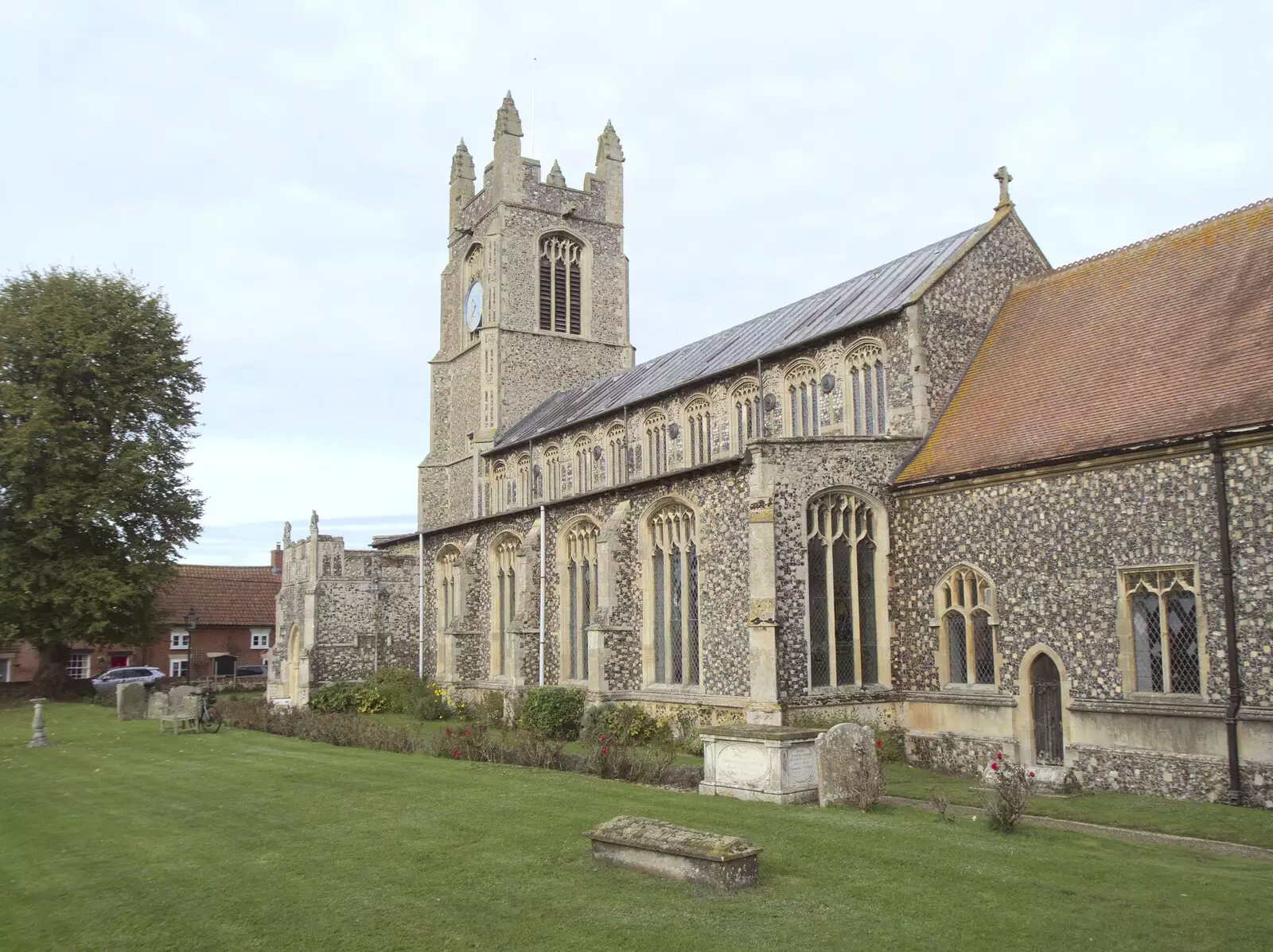 St. Martin's Church in New Buckenham, from A Postcard From New Buckenham, Norfolk - 5th October 2023