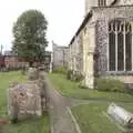 The graveyard of St. Martin's church, A Postcard From New Buckenham, Norfolk - 5th October 2023