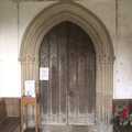 The church has an impressive mediaeval door, A Postcard From New Buckenham, Norfolk - 5th October 2023