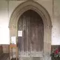 The church has an impressive mediaeval door, A Postcard From New Buckenham, Norfolk - 5th October 2023