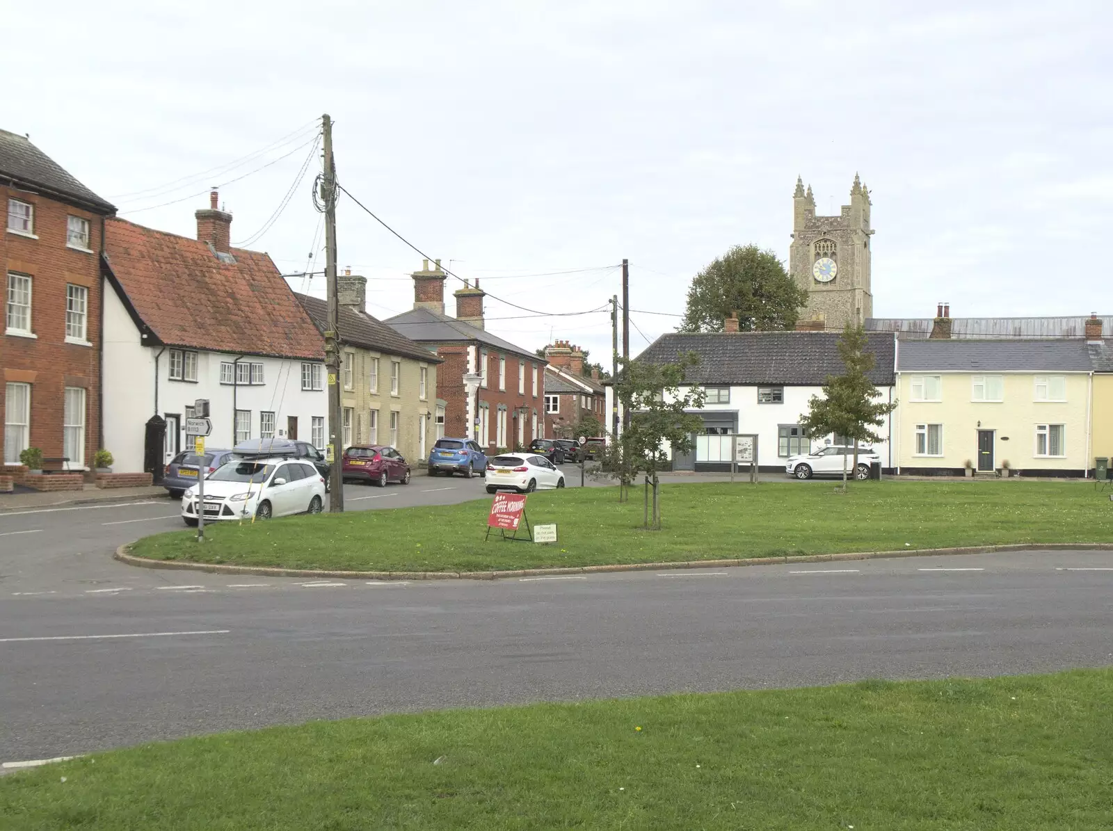 The village green, from A Postcard From New Buckenham, Norfolk - 5th October 2023