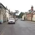 A look up the High Street towards Banham, A Postcard From New Buckenham, Norfolk - 5th October 2023