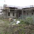 There's an abandoned building project on the cliff, A Day in Blackrock North, County Louth, Ireland - 7th October 2023