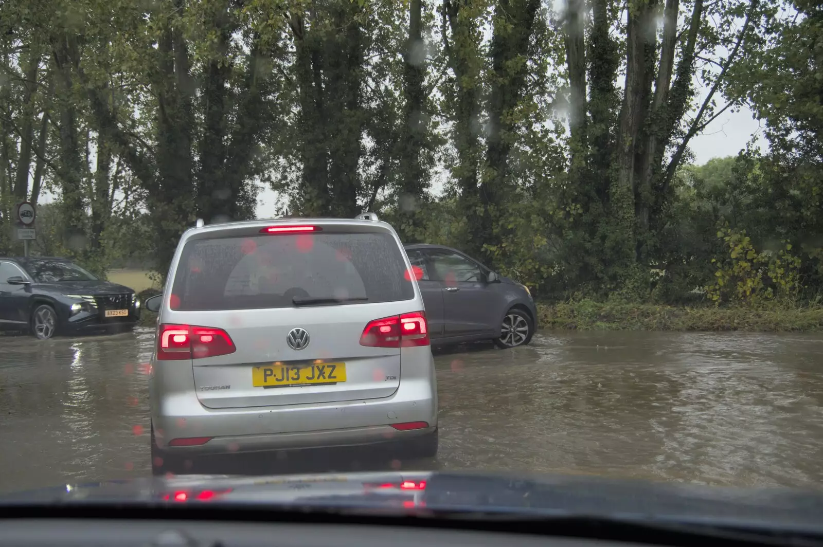 The exit off the A14 at Thurston is carnage, from Tales From The Floods, Bury St. Edmunds and Walsham Le Willows, Suffolk - 20th October 2023