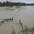 The Waveney has definitely burst its banks, Tales From The Floods, Bury St. Edmunds and Walsham Le Willows, Suffolk - 20th October 2023