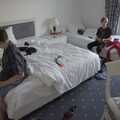 The boys work on trashing their room, The Cats of Rhodes, Ρόδος, Greece - 24th October 2023