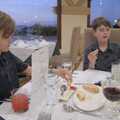 We're in the hotel's Italian restaurant for dinner, The Cats of Rhodes, Ρόδος, Greece - 24th October 2023