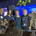 Someone gets a photo with the band after the gig, The Cats of Rhodes, Ρόδος, Greece - 24th October 2023