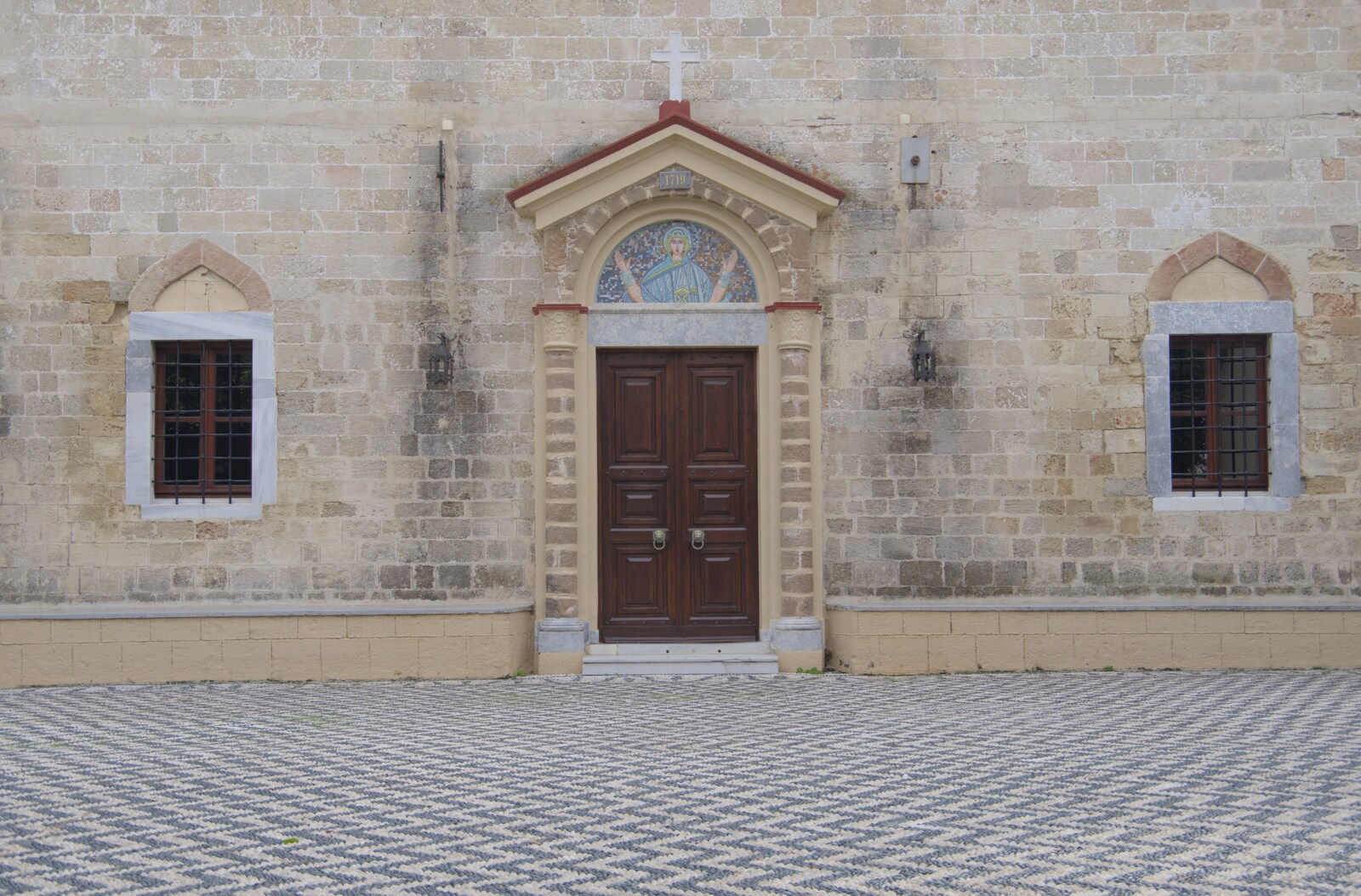 A church on Nikiforou Mandilara from The Cats of Rhodes, Ρόδος, Greece - 24th October 2023