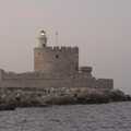 The lighthouse of Fort St. Nicholas, The Cats of Rhodes, Ρόδος, Greece - 24th October 2023