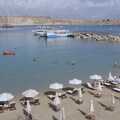 The beach parasols of Lindos, A Trip to Lindos and More Cats of Rhodes, Ρόδος και Λίνδος, Greece - 28th October 2023