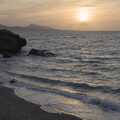 The sun goes down over the Aegean, A Trip to Lindos and More Cats of Rhodes, Ρόδος και Λίνδος, Greece - 28th October 2023