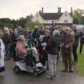 Milling throngs outside the Oaksmere, A B-17 Memorial, The Oaksmere Hotel, Brome, Suffolk - 10th November 2023