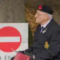 A veteran sits and waits, A B-17 Memorial, The Oaksmere Hotel, Brome, Suffolk - 10th November 2023